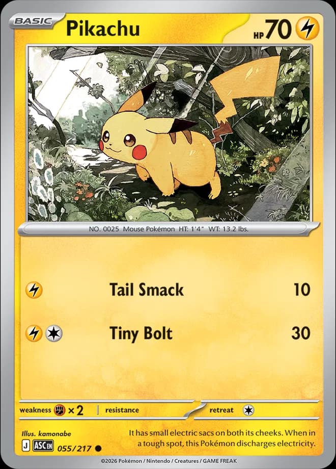 Pikachu  - Ascended-Heroes Pokemon card