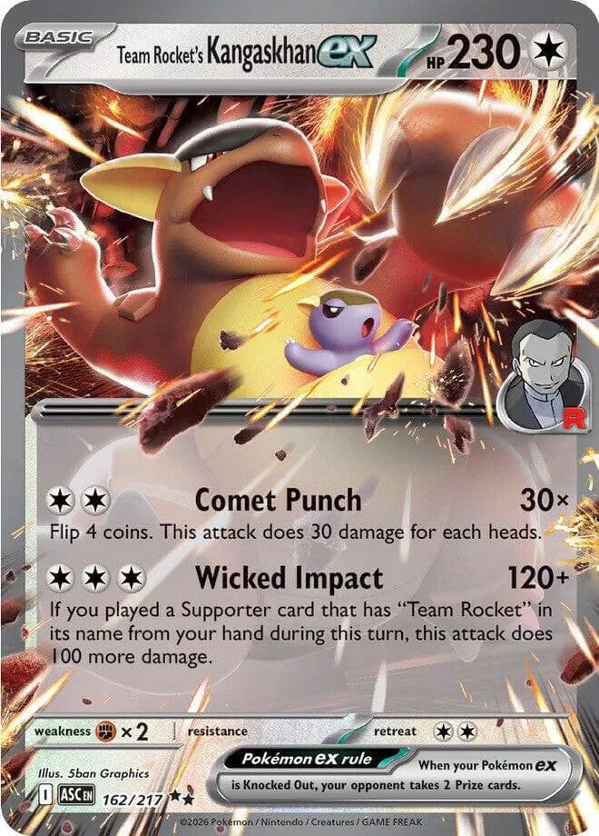 Team Rocket's Kangaskhan ex  - Ascended-Heroes Pokemon card