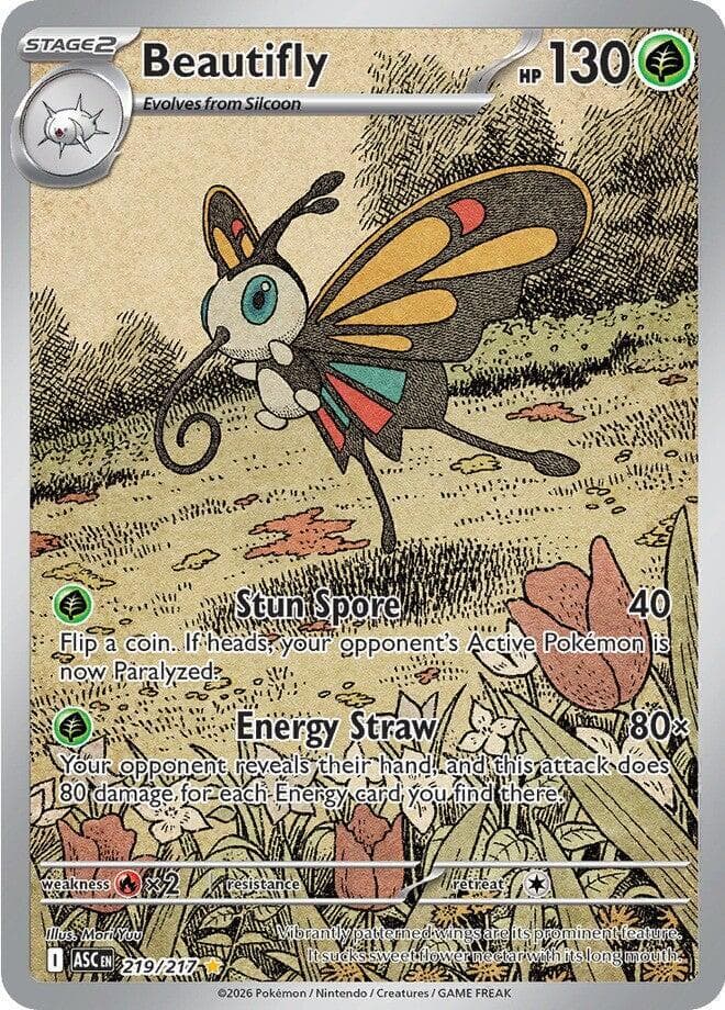 Beautifly  - Ascended-Heroes Pokemon card