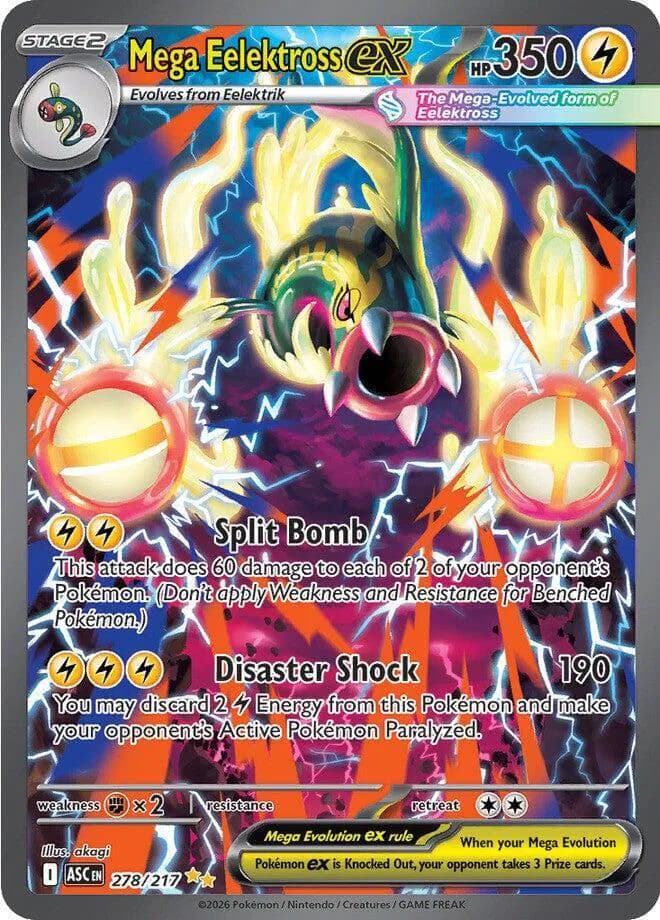 Mega Eelektross ex  - Ascended-Heroes Pokemon card