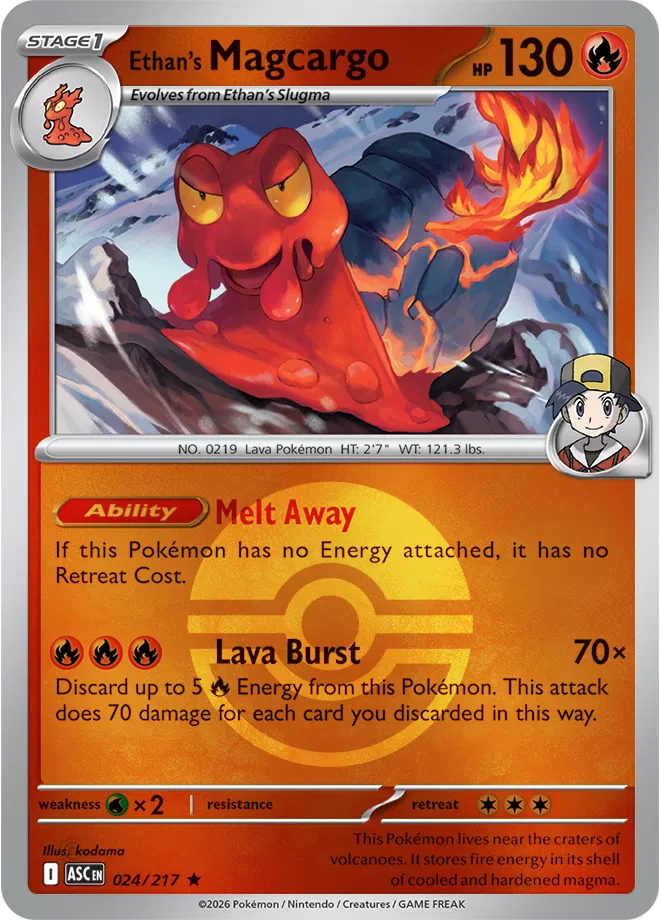 Ethan's Magcargo (Poke Ball) 