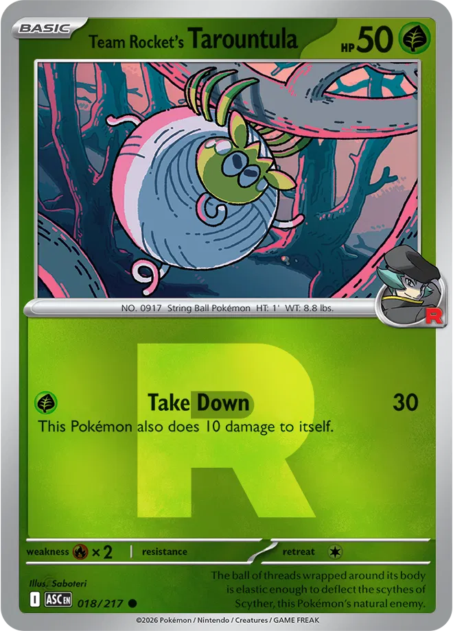 Team Rocket's Tarountula (Team Rocket) 
