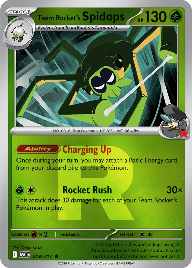 Team Rocket's Spidops (Team Rocket)  - Ascended-Heroes Pokemon card