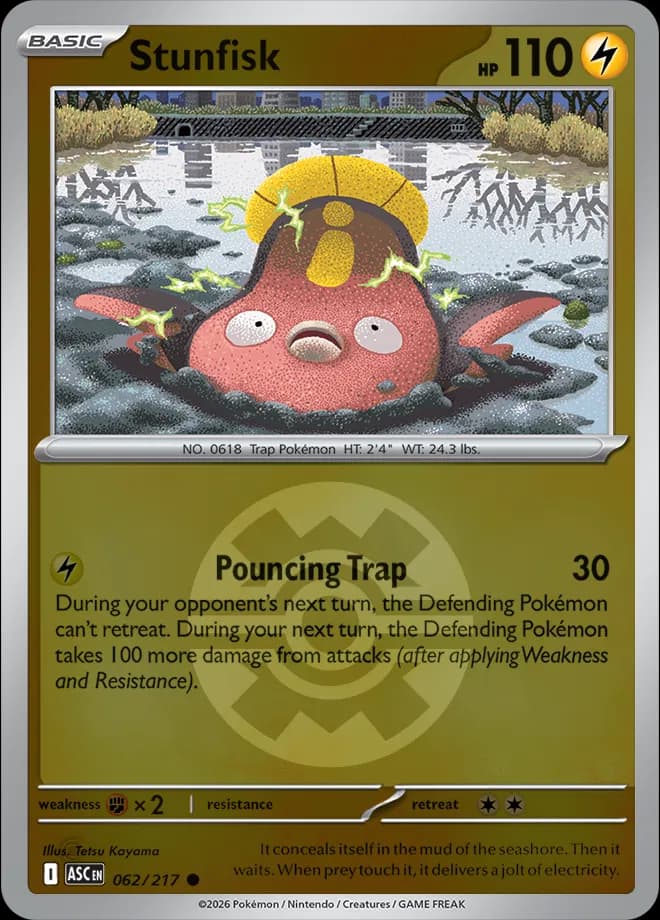 Stunfisk (Quick Ball)  - Ascended-Heroes Pokemon card