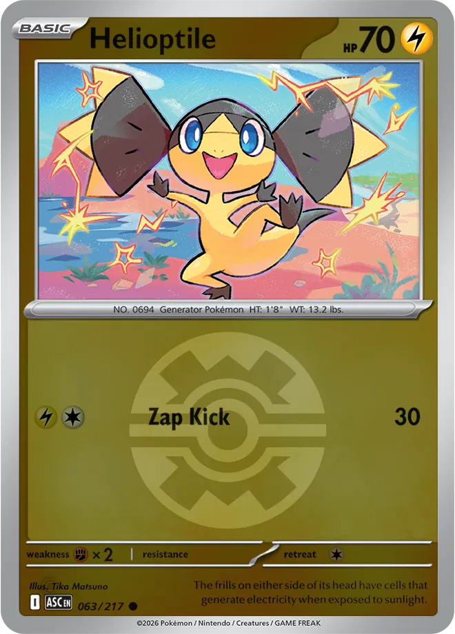 Helioptile (Quick Ball) 