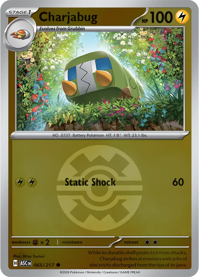 Charjabug (Quick Ball)  - Ascended-Heroes Pokemon card