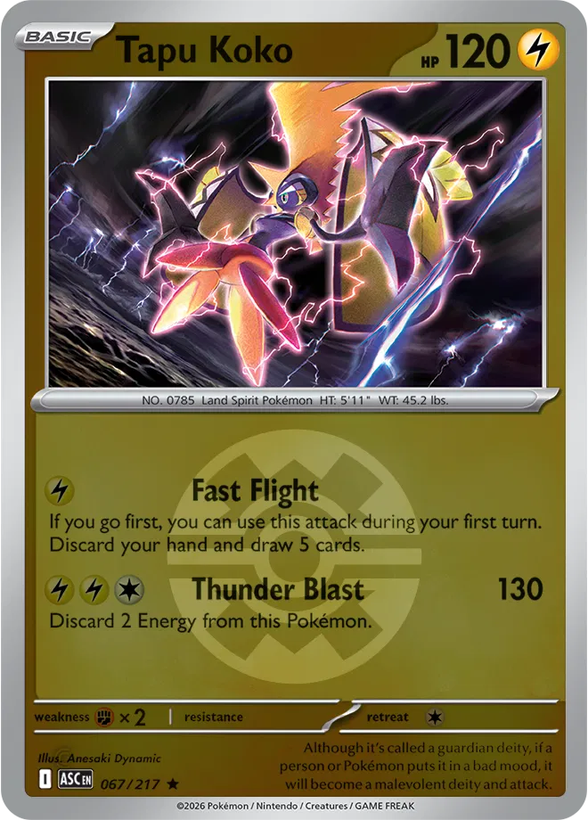 Tapu Koko (Quick Ball) 
