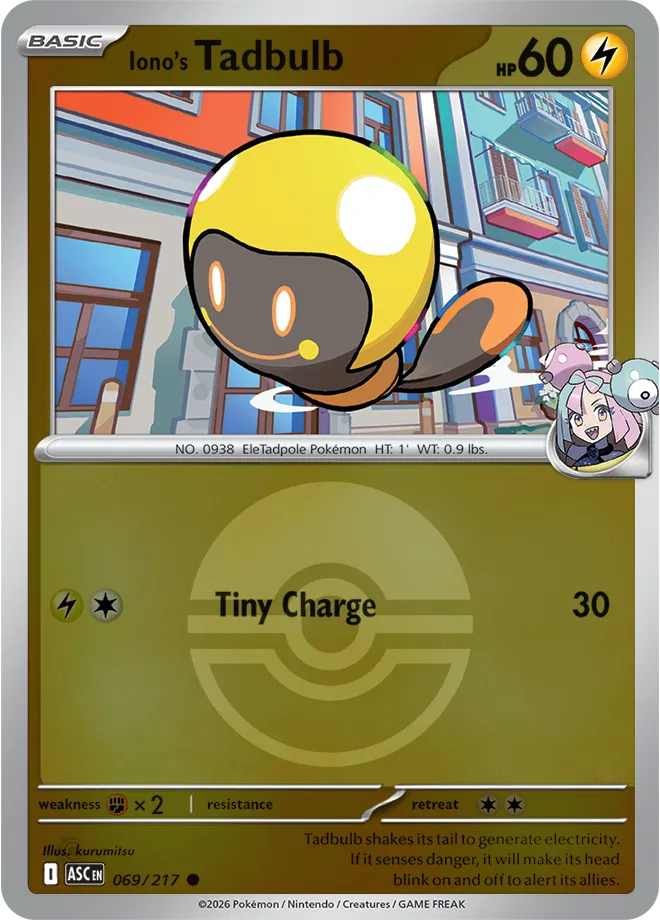 Iono's Tadbulb (Poke Ball) 