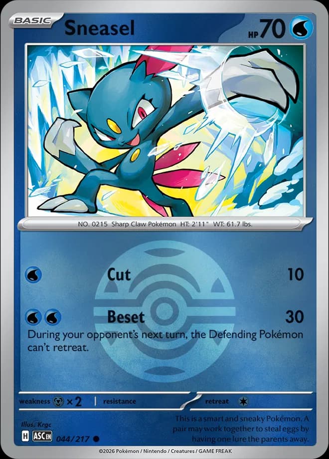 Sneasel (Dusk Ball)  - Ascended-Heroes Pokemon card