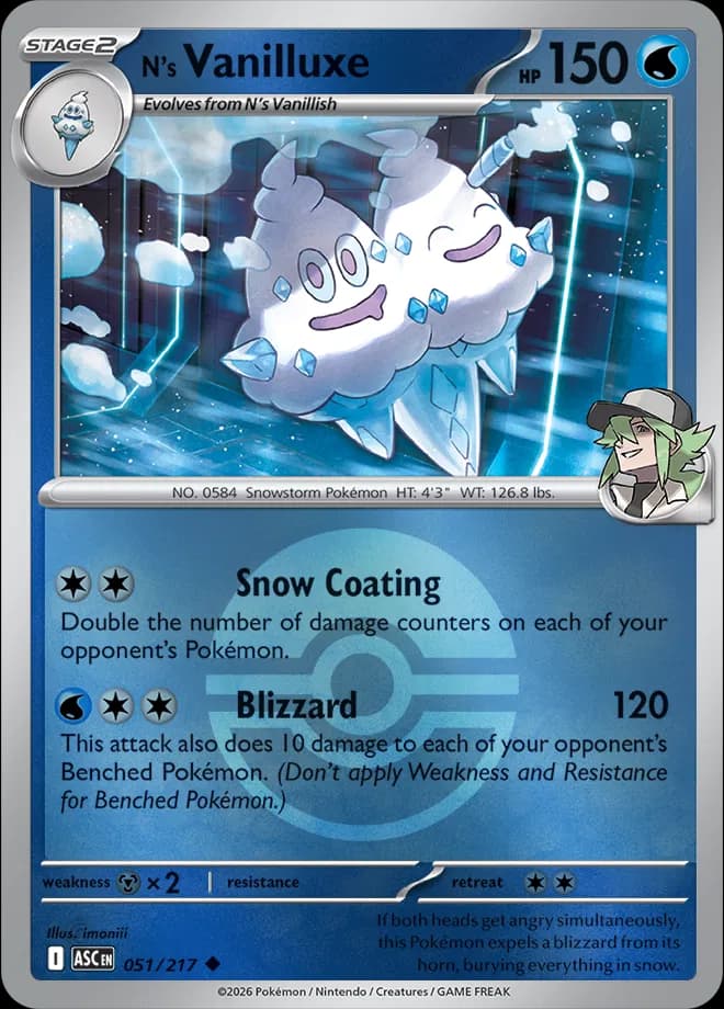 N's Vanilluxe (Poke Ball) 