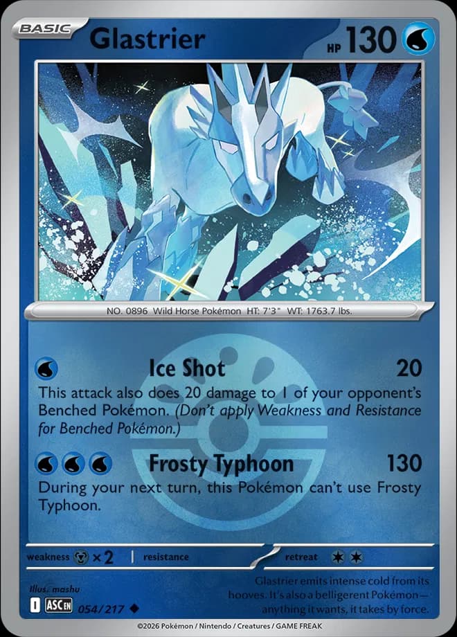 Glastrier (Friend Ball)  - Ascended-Heroes Pokemon card