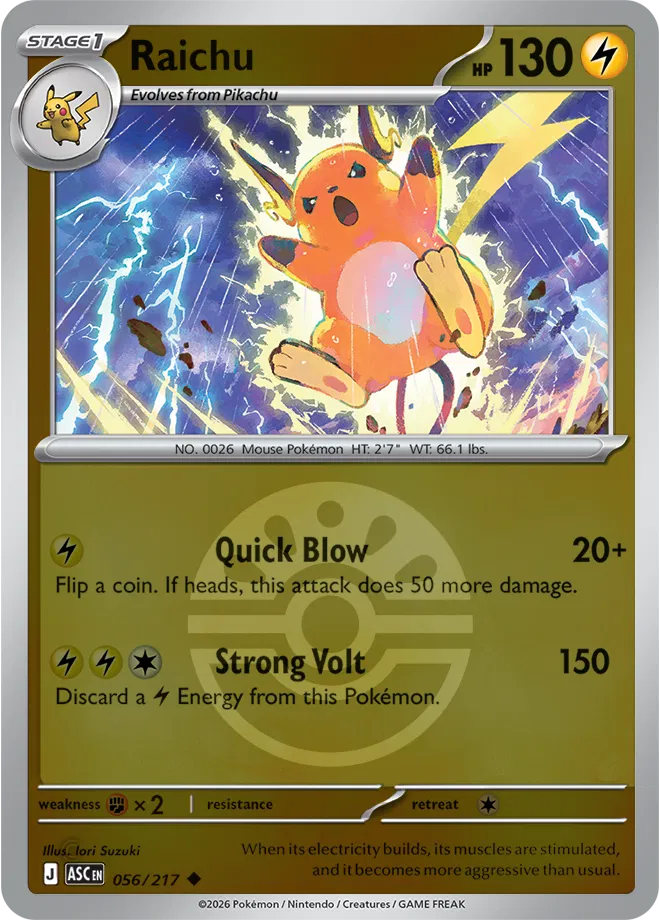 Raichu (Friend Ball) 