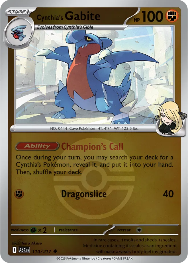 Cynthia's Gabite (Poke Ball) 