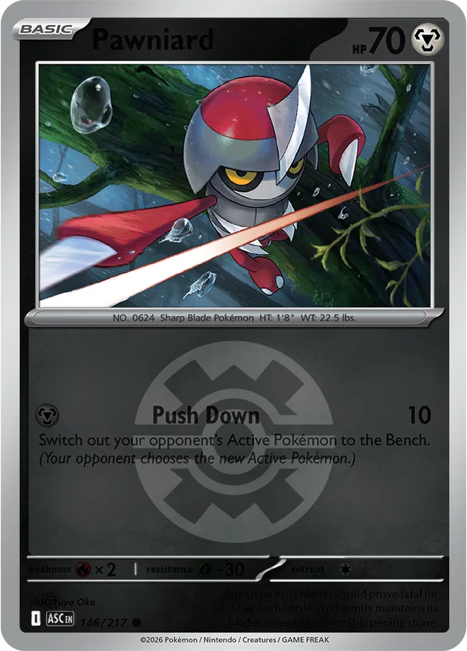 Pawniard (Quick Ball)  - Ascended-Heroes Pokemon card