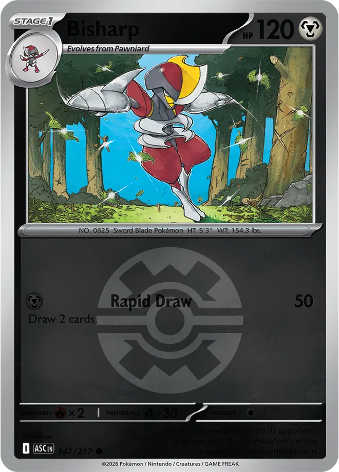 Bisharp (Quick Ball)  - Ascended-Heroes Pokemon card