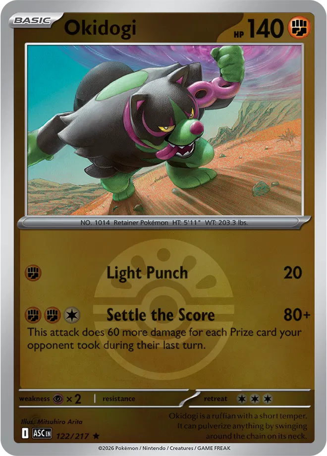 Okidogi (Friend Ball)  - Ascended-Heroes Pokemon card