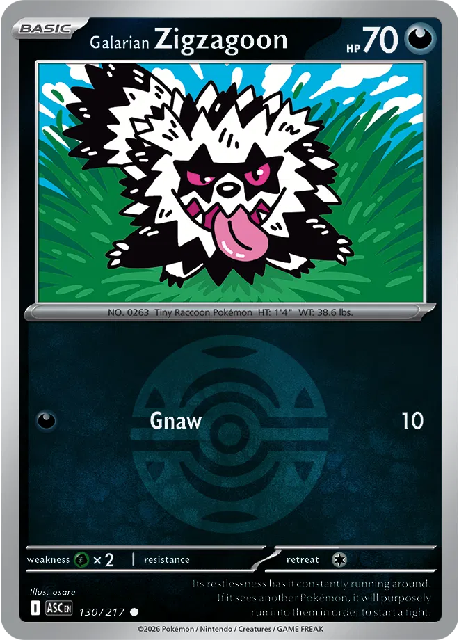 Galarian Zigzagoon (Dusk Ball) 