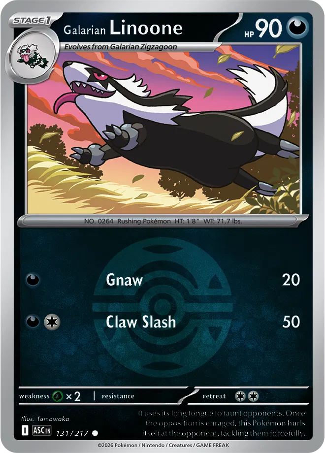 Galarian Linoone (Dusk Ball) 