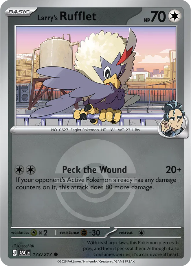 Larry's Rufflet (Poke Ball)  - Ascended-Heroes Pokemon card