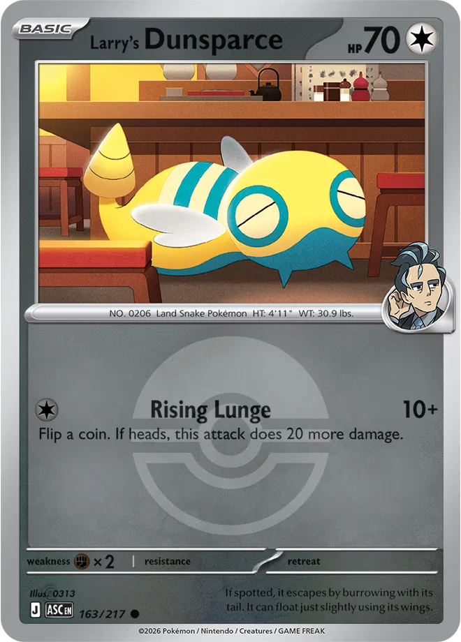Larry's Dunsparce (Poke Ball)  - Ascended-Heroes Pokemon card
