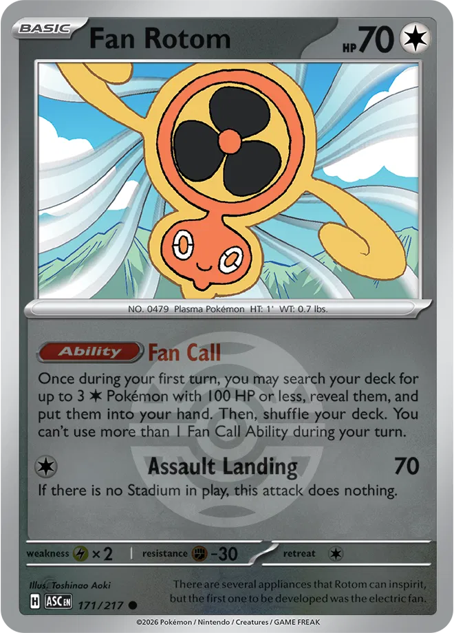 Fan Rotom (Dusk Ball) 
