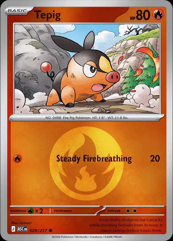 Tepig (Energy Symbol Pattern) 