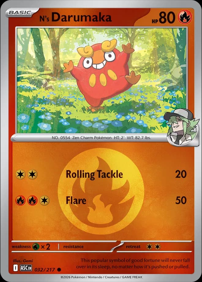 N's Darumaka (Energy Symbol Pattern) 