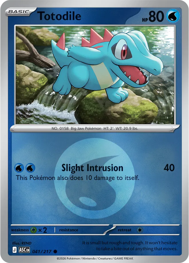 Totodile (Energy Symbol Pattern) 