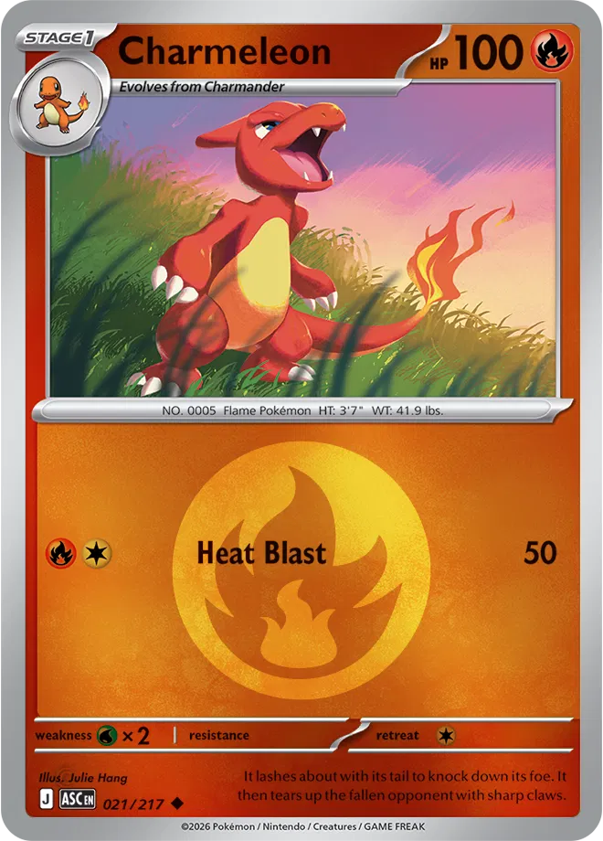 Charmeleon (Energy Symbol Pattern)  - Ascended-Heroes Pokemon card