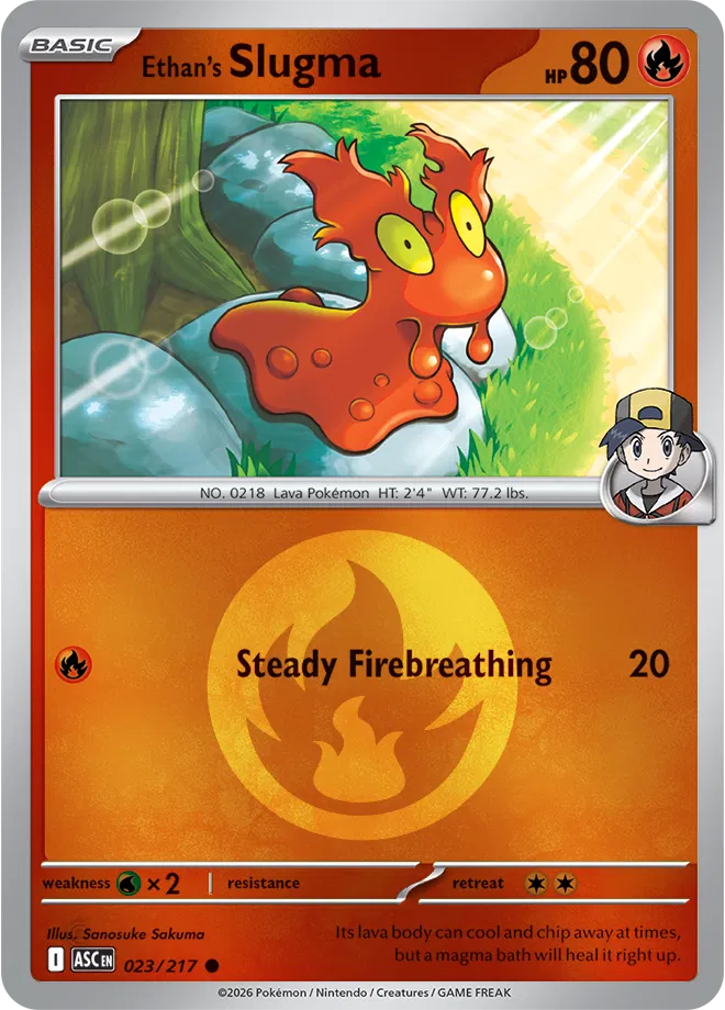 Ethan's Slugma (Energy Symbol Pattern) 