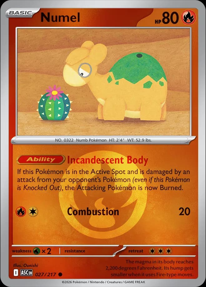 Numel (Energy Symbol Pattern)  - Ascended-Heroes Pokemon card