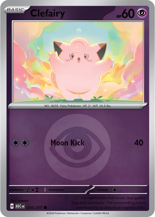 Clefairy (Energy Symbol Pattern)  - Ascended-Heroes Pokemon card