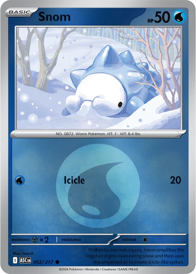 Snom (Energy Symbol Pattern)  - Ascended-Heroes Pokemon card