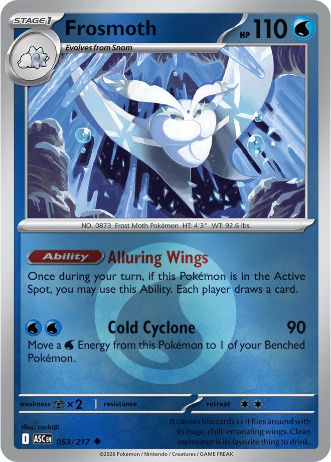 Frosmoth (Energy Symbol Pattern)  - Ascended-Heroes Pokemon card