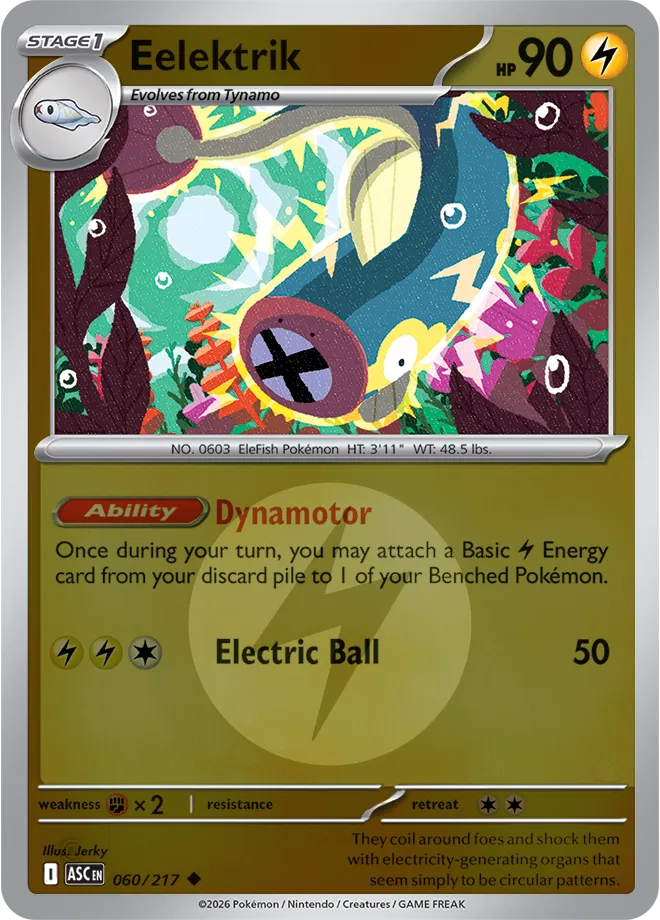 Eelektrik (Energy Symbol Pattern)  - Ascended-Heroes Pokemon card