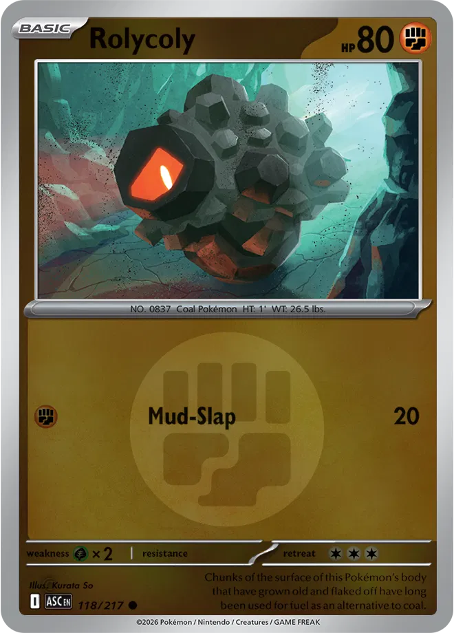 Rolycoly (Energy Symbol Pattern)  - Ascended-Heroes Pokemon card