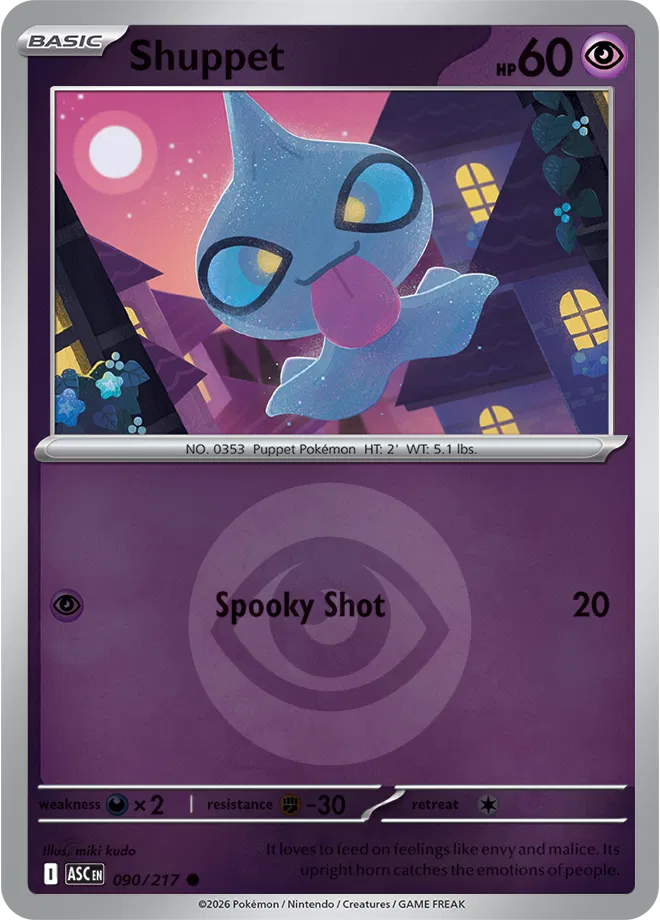 Shuppet (Energy Symbol Pattern)  - Ascended-Heroes Pokemon card