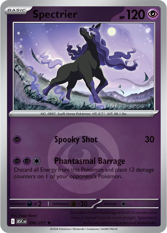 Spectrier (Energy Symbol Pattern)  - Ascended-Heroes Pokemon card