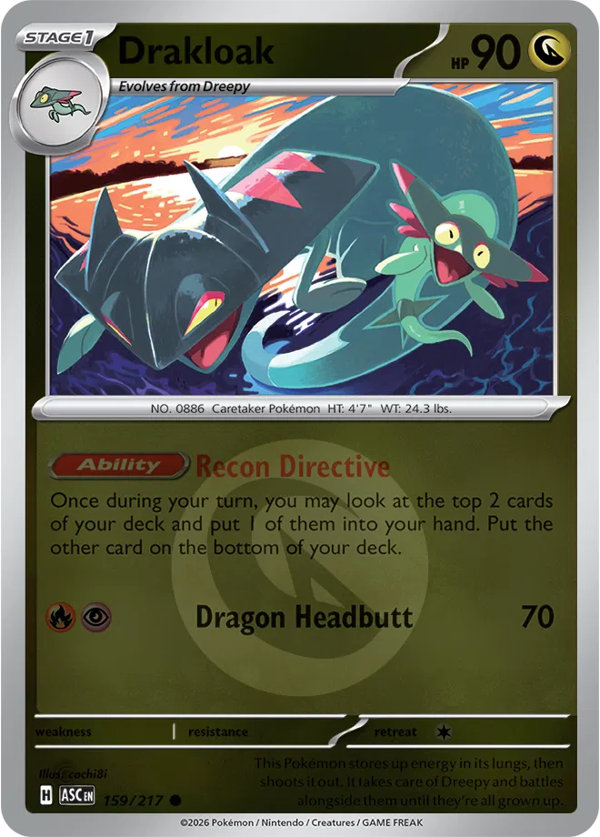 Drakloak (Energy Symbol Pattern)  - Ascended-Heroes Pokemon card