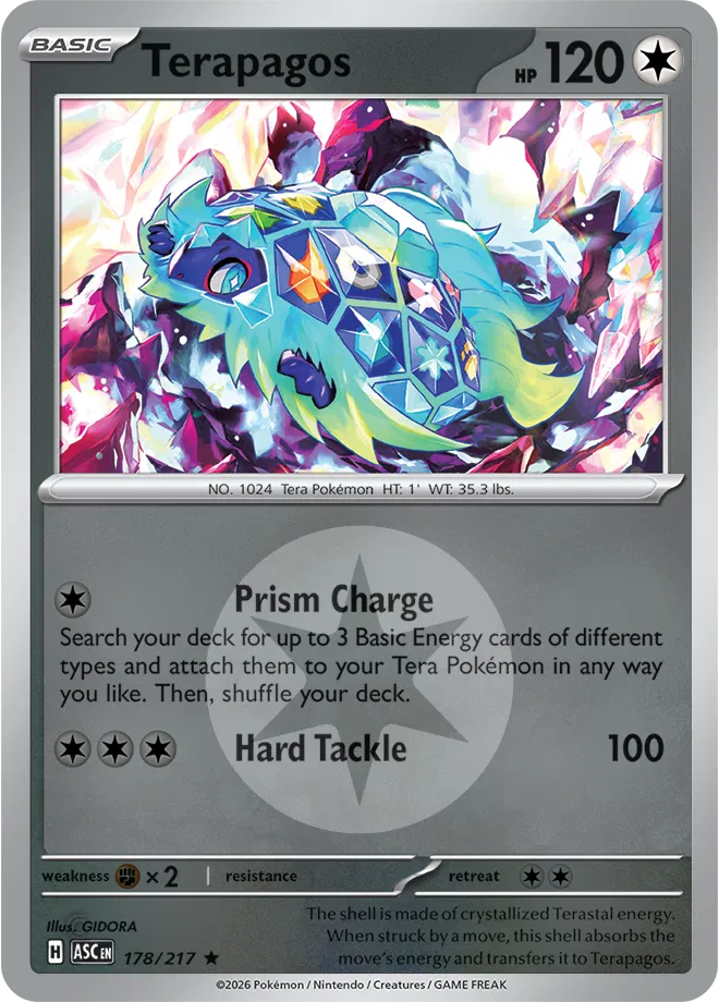 Terapagos (Energy Symbol Pattern)  - Ascended-Heroes Pokemon card