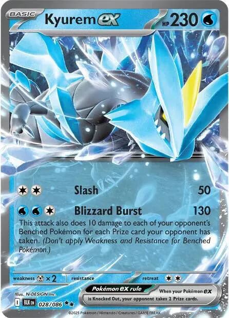 Kyurem ex  - Black-Bolt Pokemon card