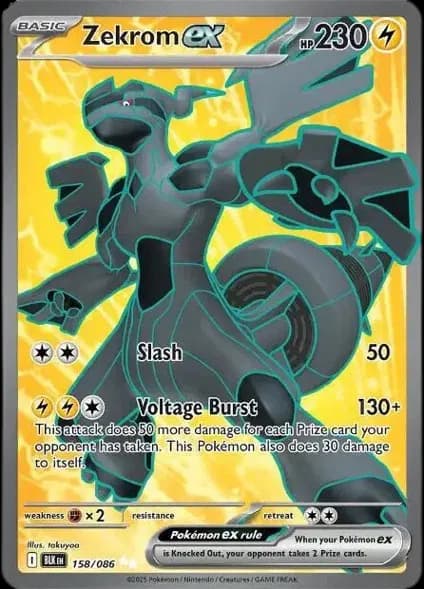 Zekrom ex  - Black-Bolt Pokemon card