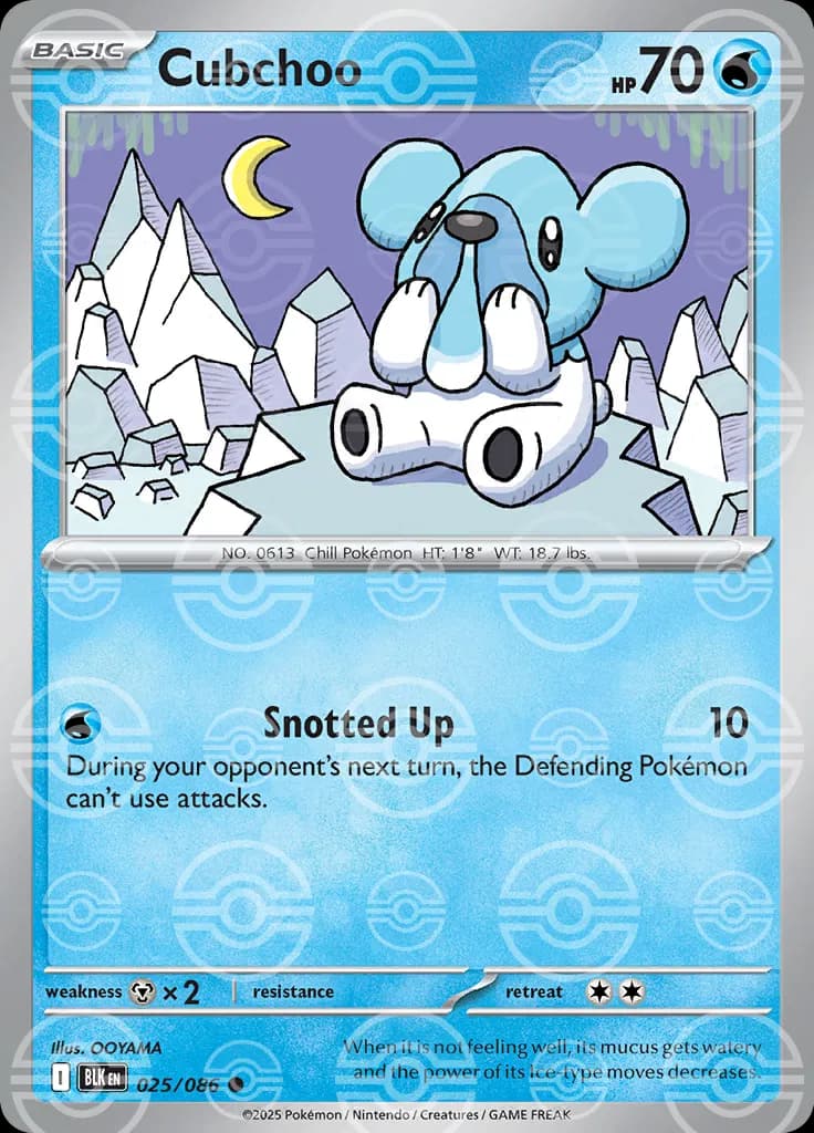 Cubchoo (Poke Ball Pattern) 