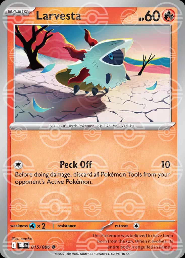 Larvesta (Poke Ball Pattern) 