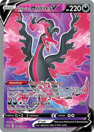 Galarian Moltres V (Full Art) 