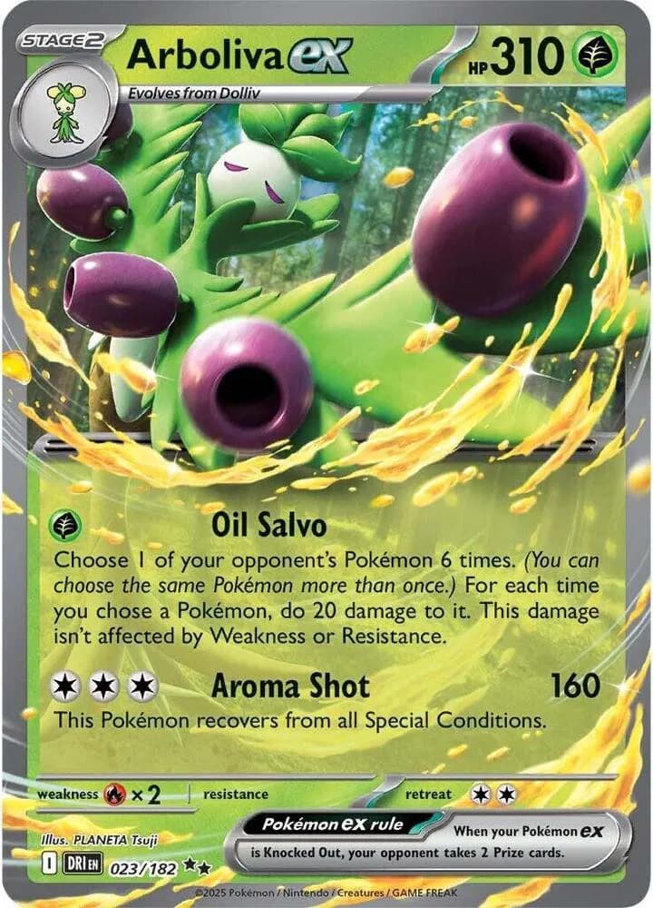 Arboliva ex  - Destined-Rivals Pokemon card
