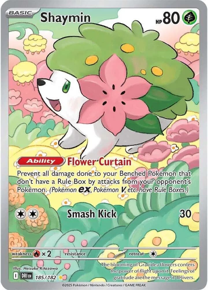 Shaymin  - Destined-Rivals Pokemon card
