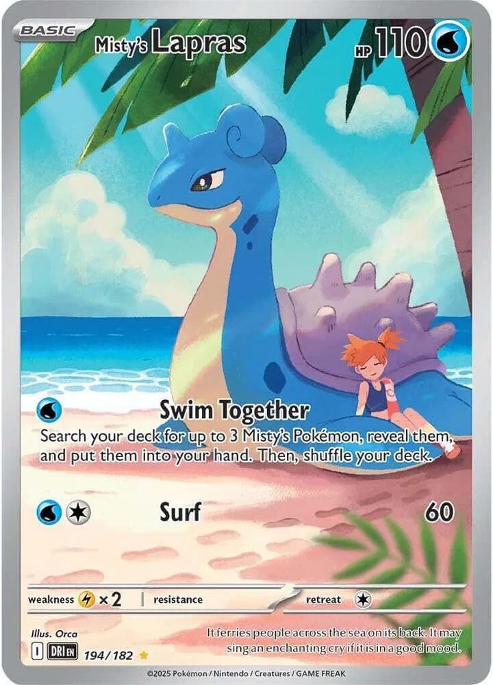 Misty's Lapras  - Destined-Rivals Pokemon card