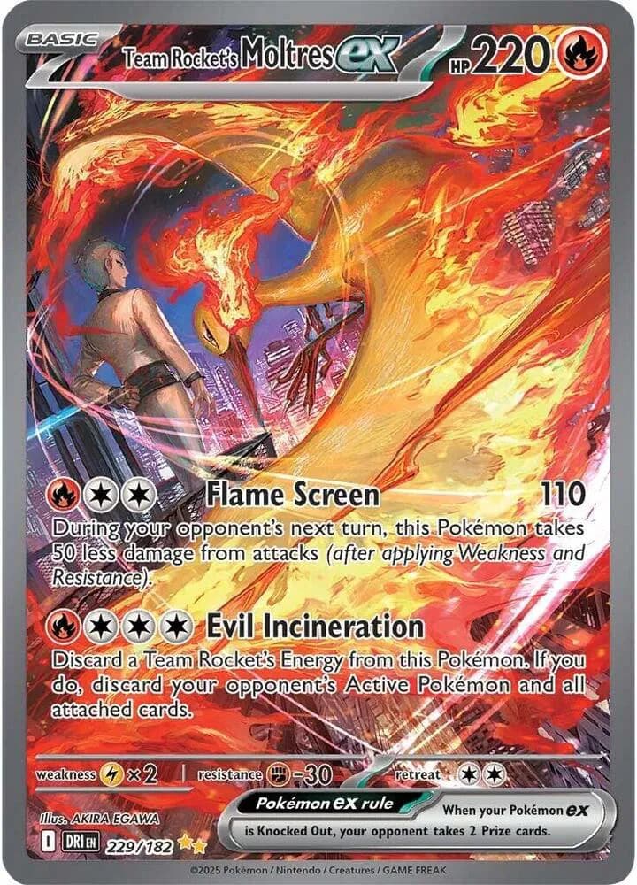 Team Rocket's Moltres ex  PSA 10