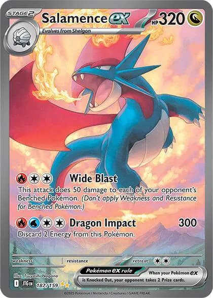 Salamence ex  - Journey-Together Pokemon card